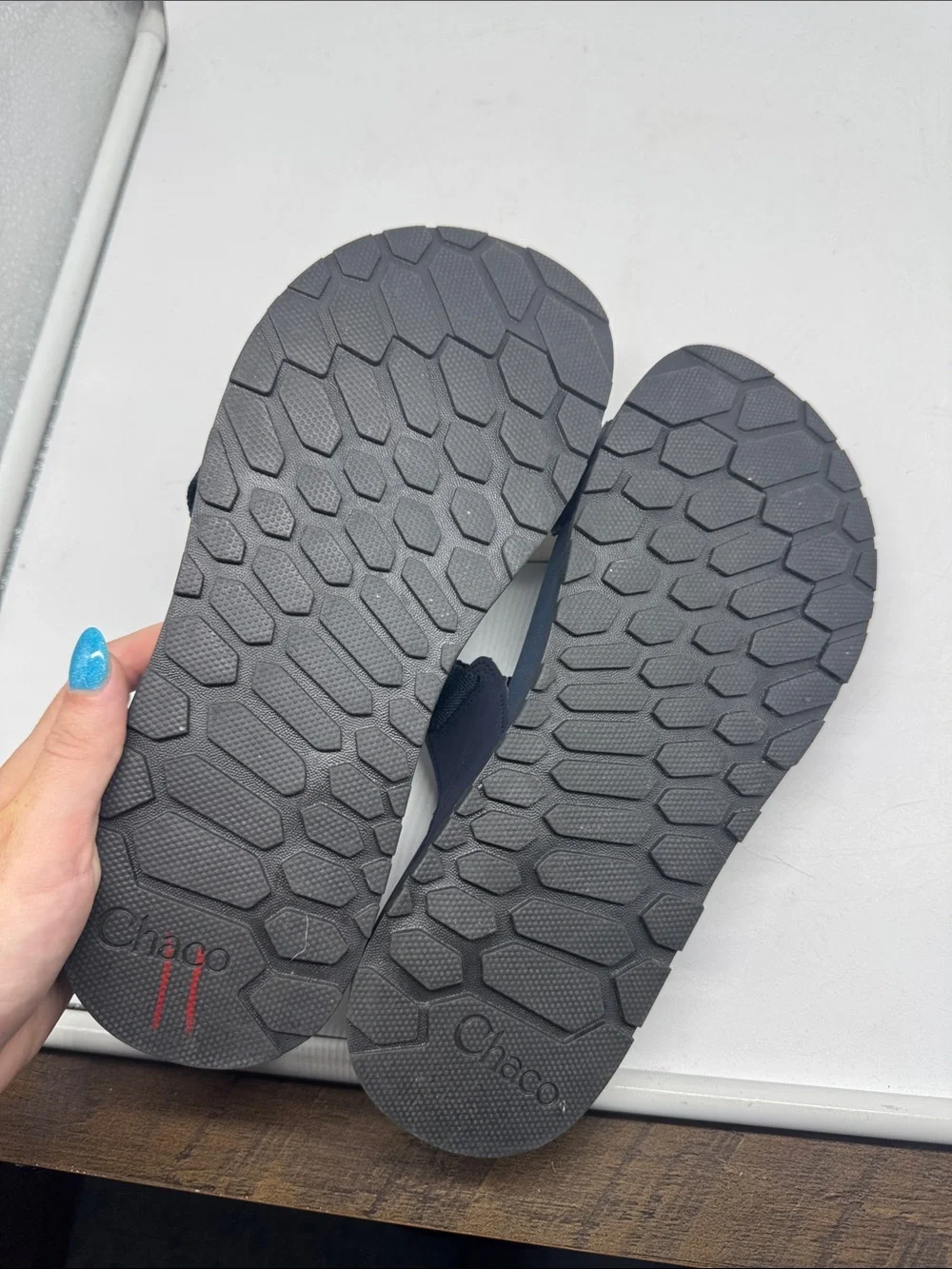 NWT Chaco Lowdown Slide Sandals Navy Men’s Size 8